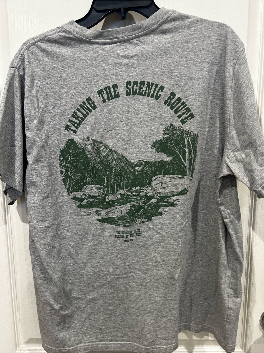 Levi’s Men's Gray Scenic Route Graphic Tee - Gray/Green tshirt large NWOT